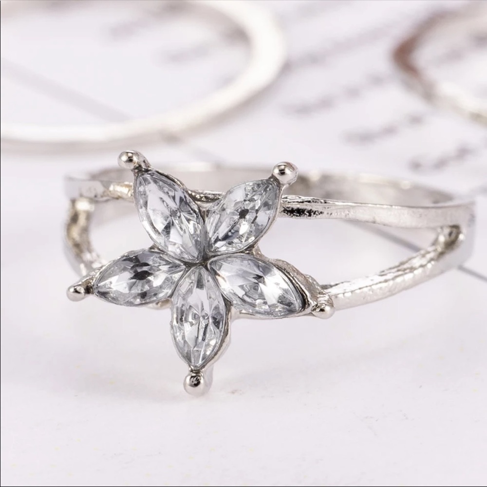 Foot Ring Crystal Bohemian 3 Rings  Set - Picture 5 of 6